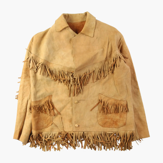Suede Western Fringe Jacket