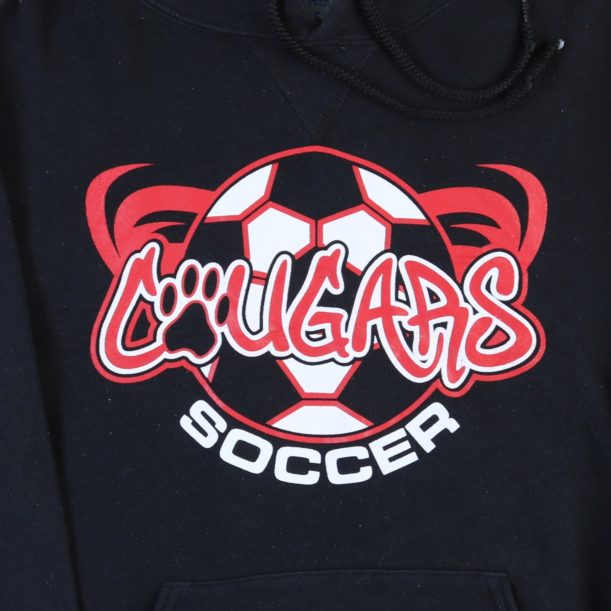 'Cougars Soccer' Hooded Sweatshirt