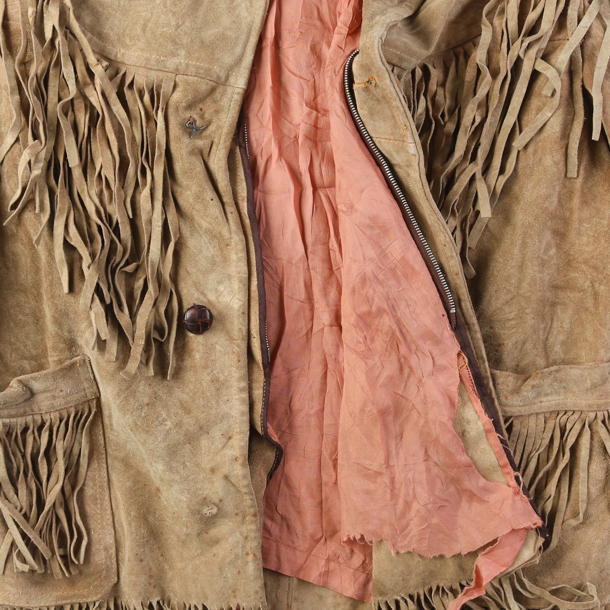 Suede Western Fringe Jacket