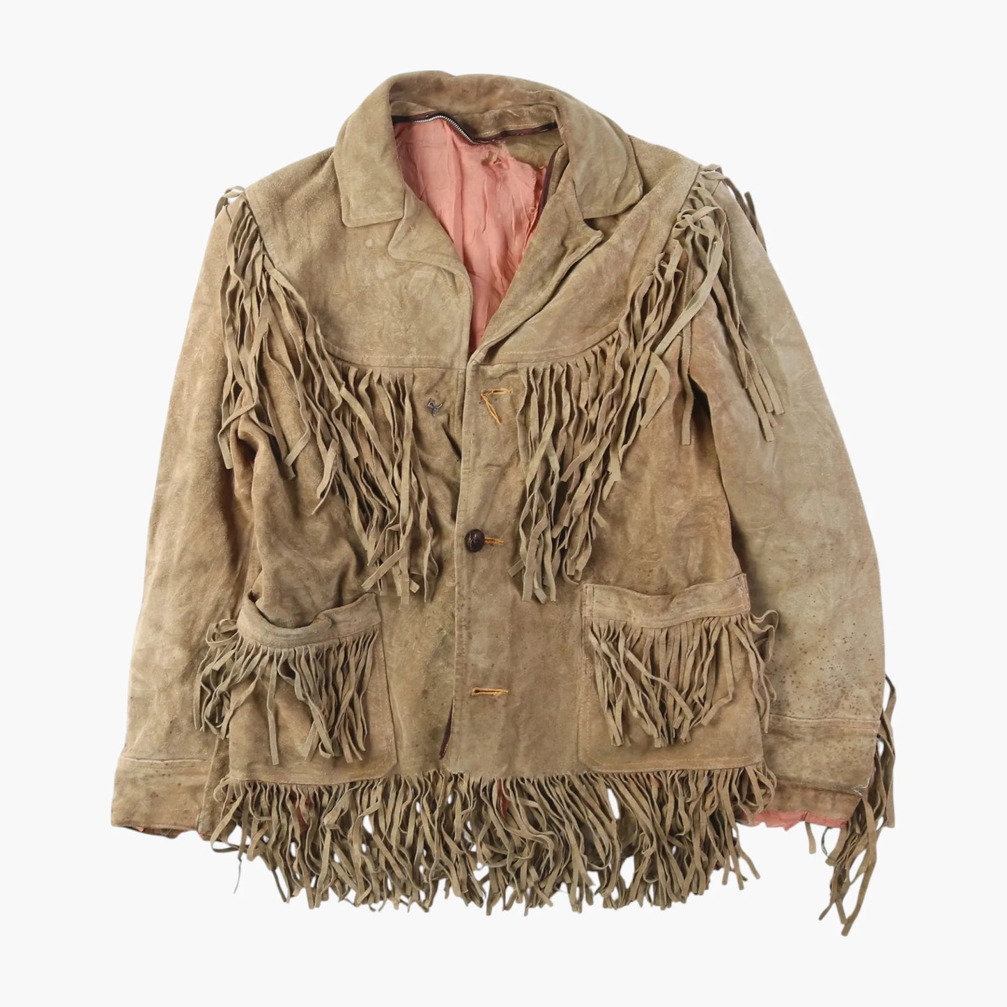Suede Western Fringe Jacket