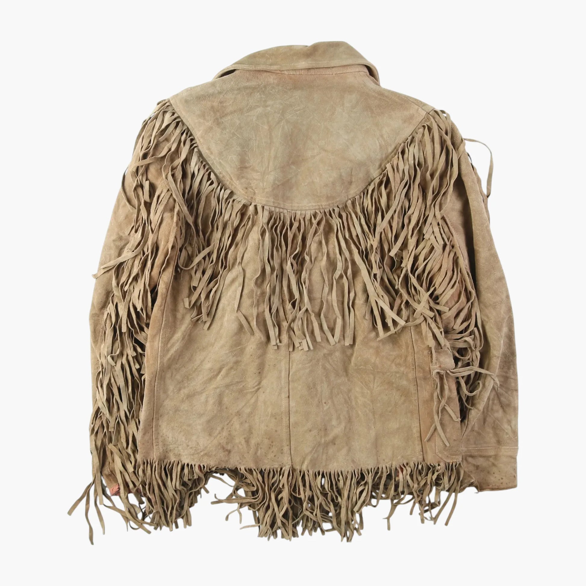 Suede Western Fringe Jacket