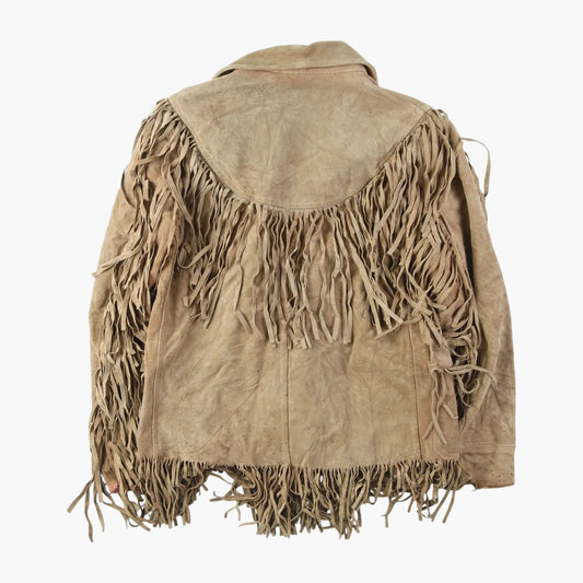 Suede Western Fringe Jacket