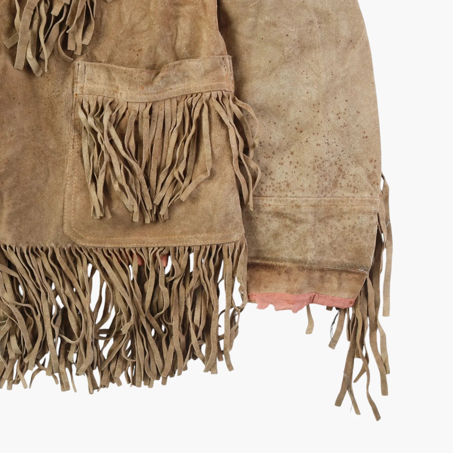 Suede Western Fringe Jacket