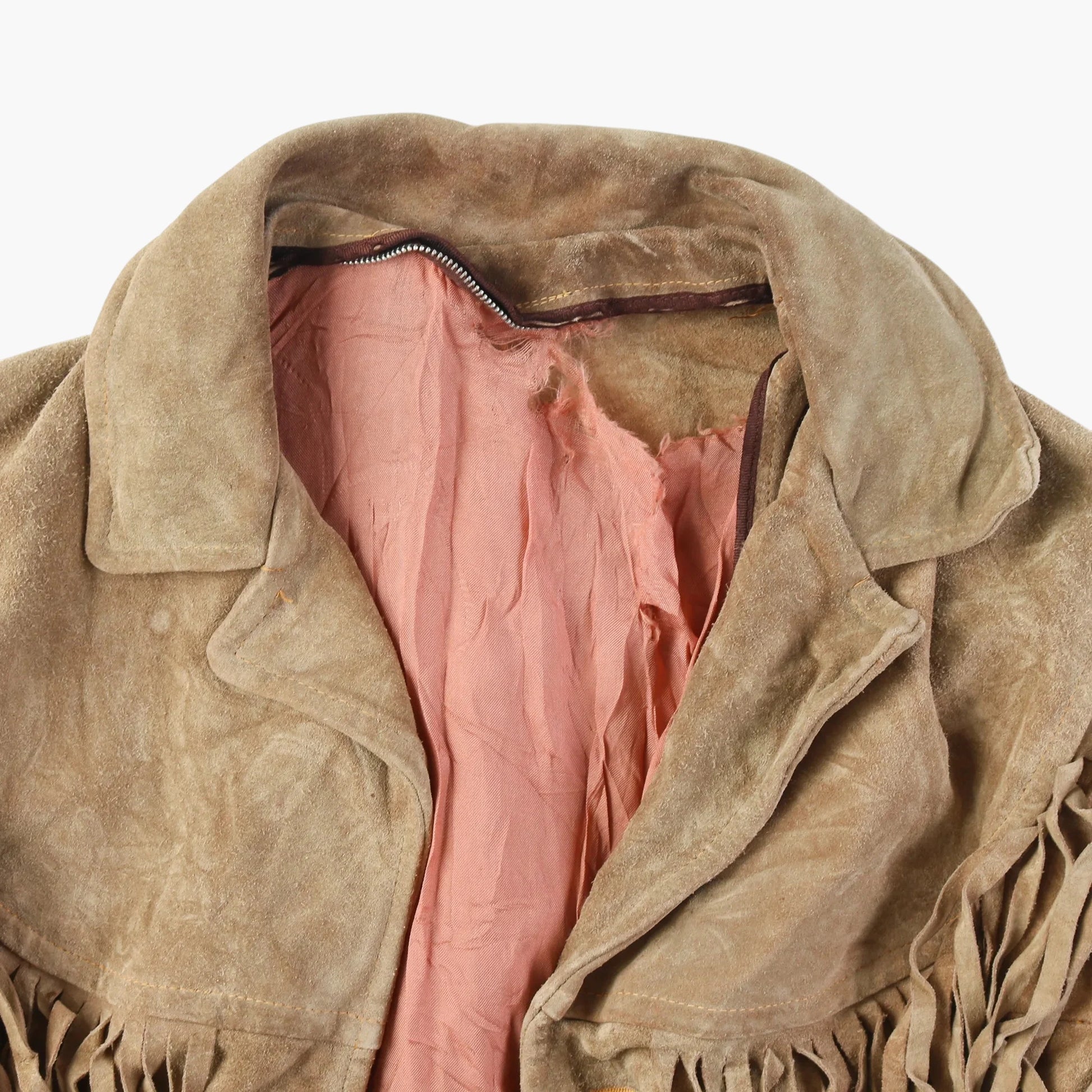 Suede Western Fringe Jacket