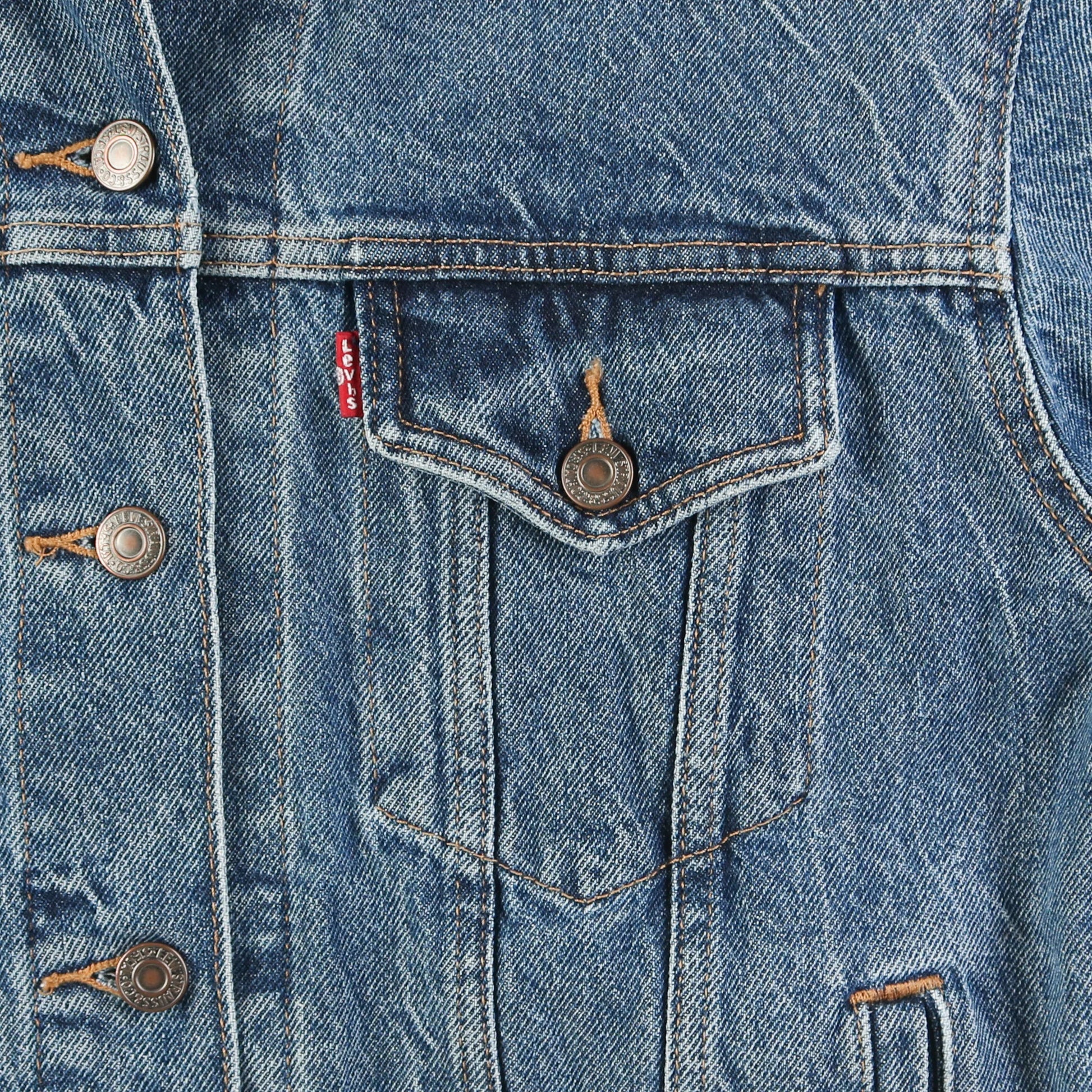 Vintage Denim Trucker Jacket