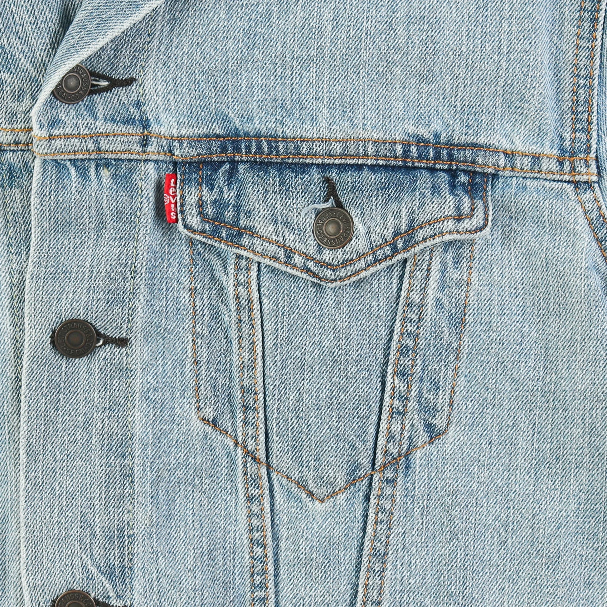 Vintage Denim Trucker Jacket