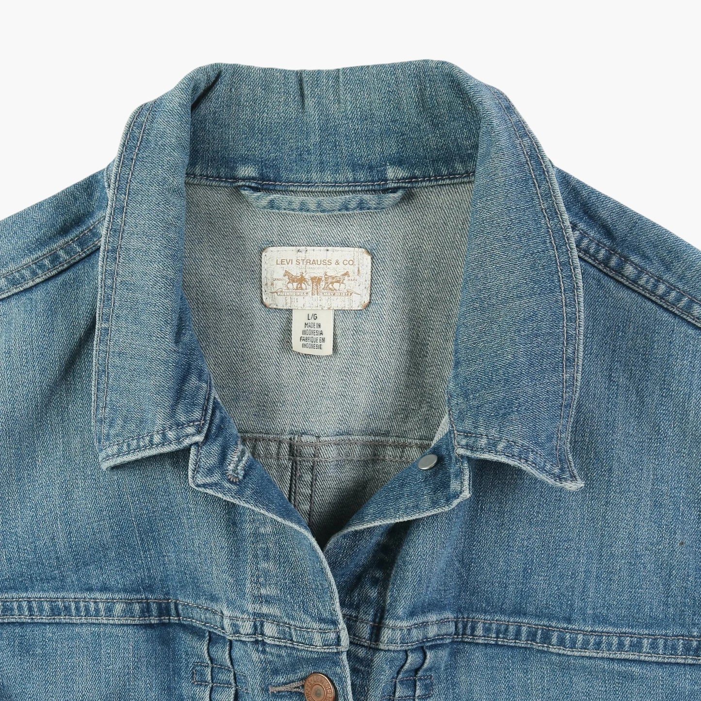 Vintage Denim Trucker Jacket