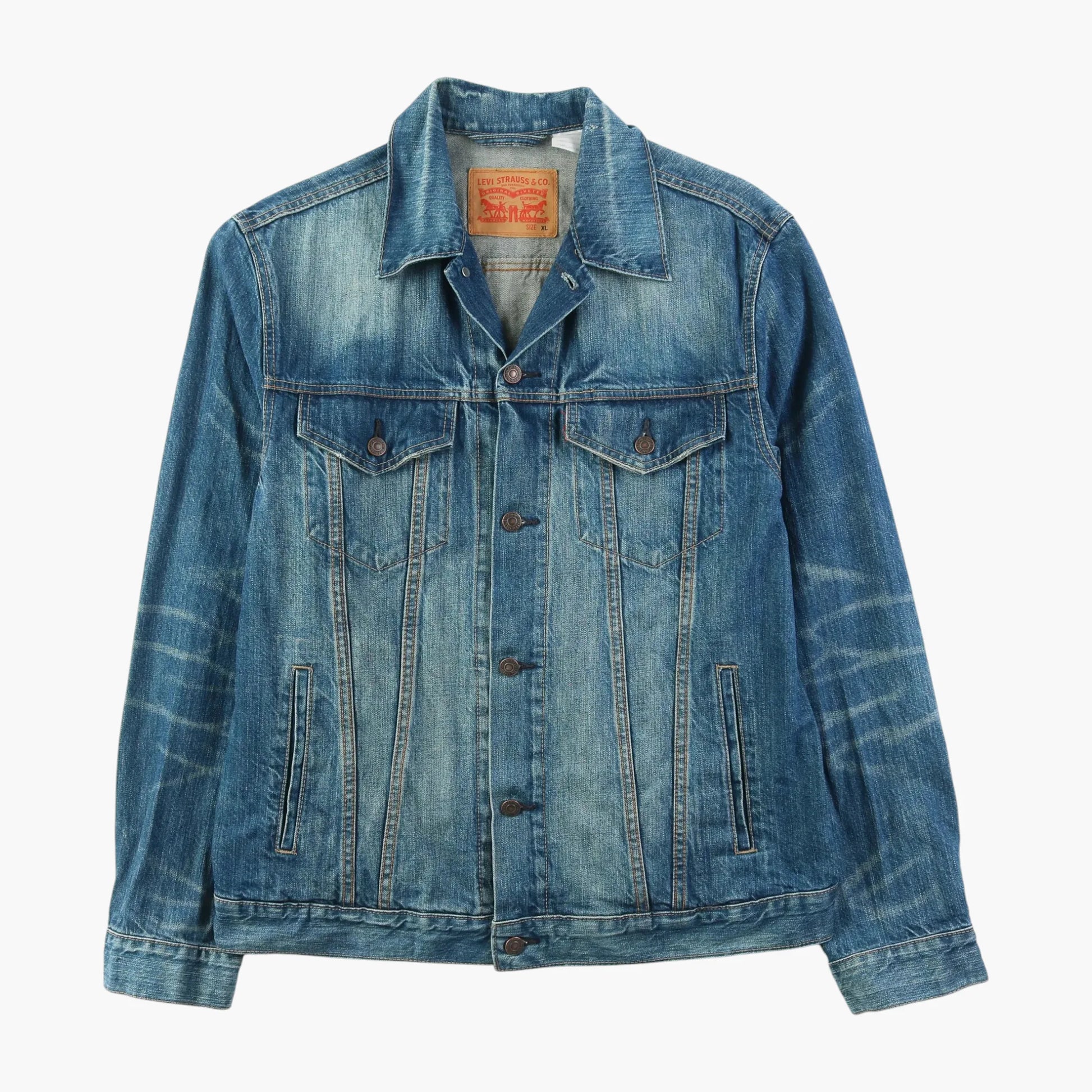 Vintage Denim Trucker Jacket