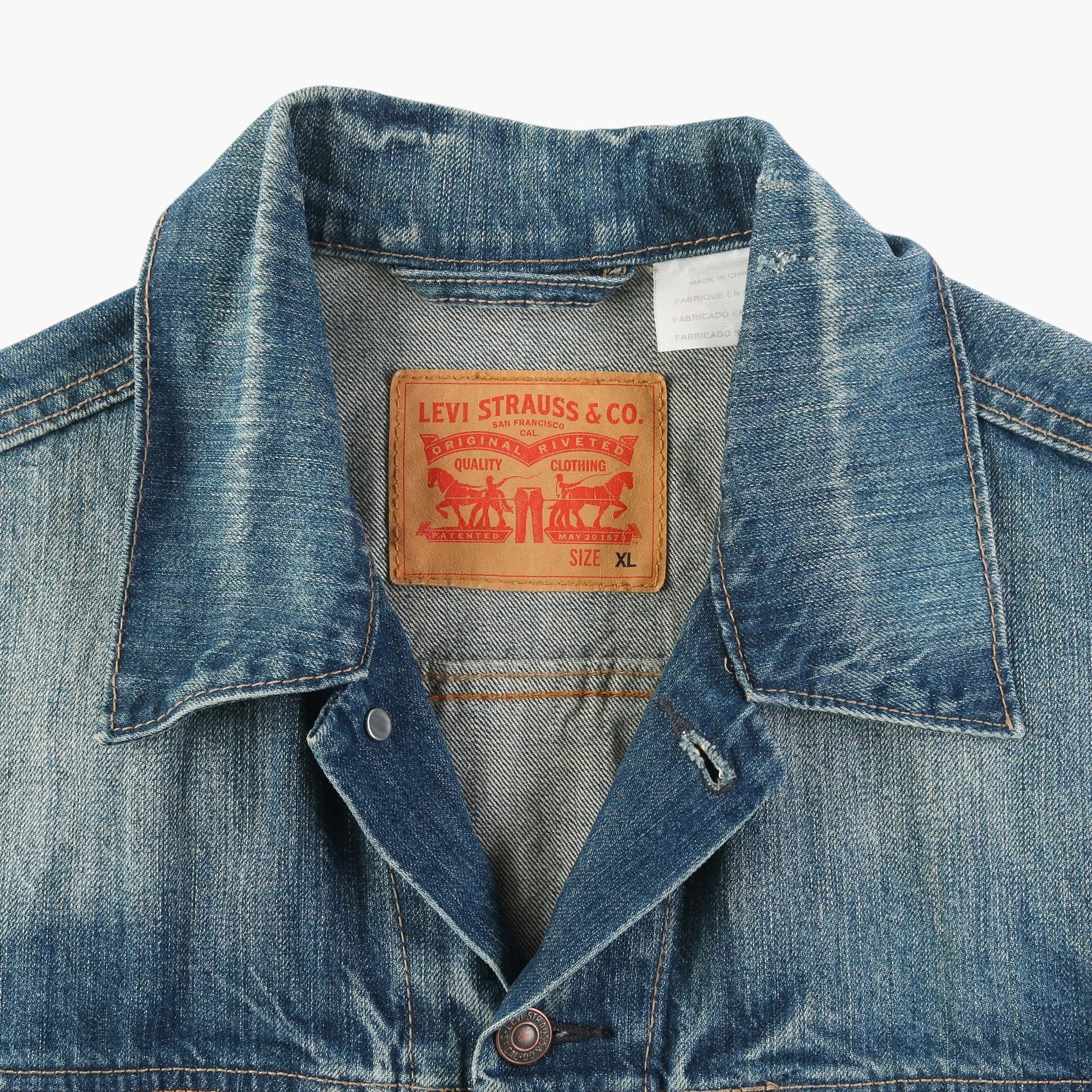 Vintage Denim Trucker Jacket
