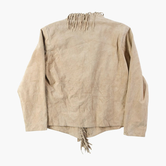 Suede Western Fringe Jacket