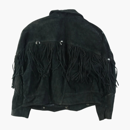 Suede Western Fringe Jacket