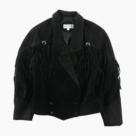 Suede Western Fringe Jacket