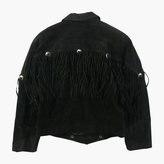 Suede Western Fringe Jacket