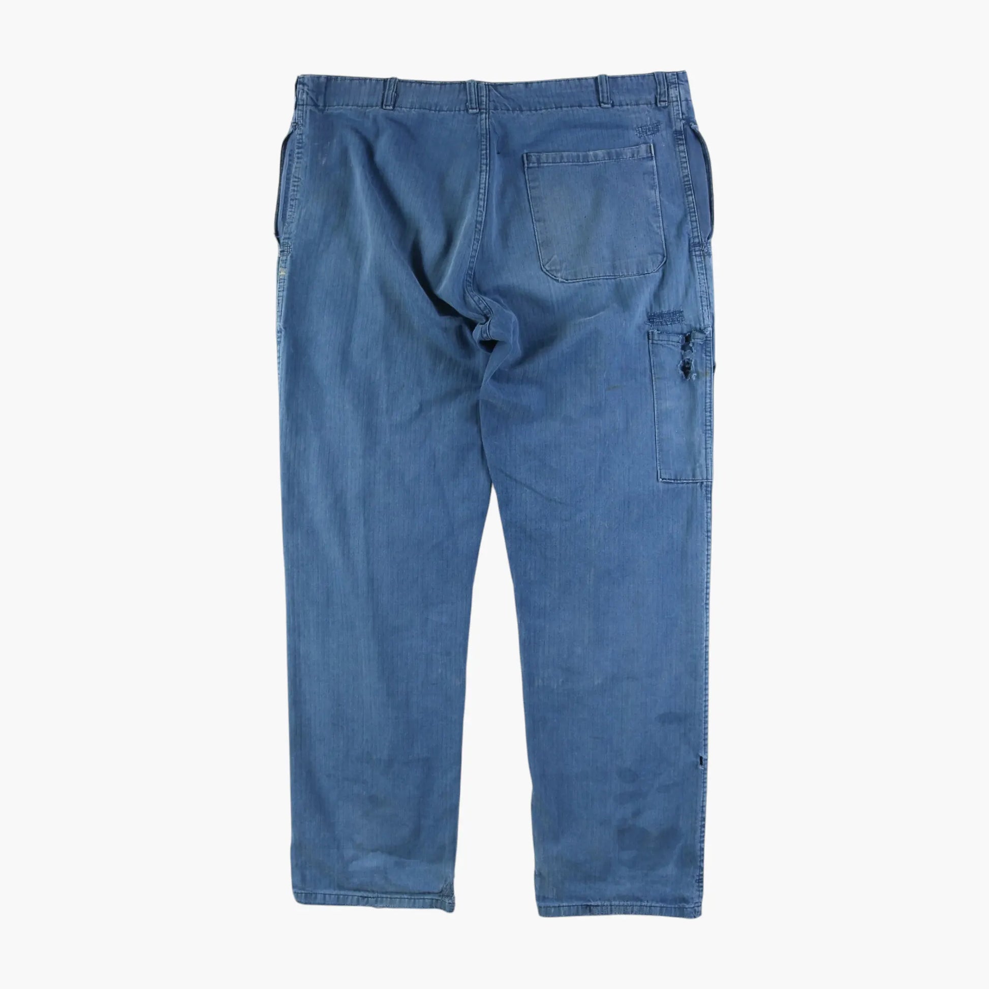 Vintage French Worker Trousers - 38" 34"