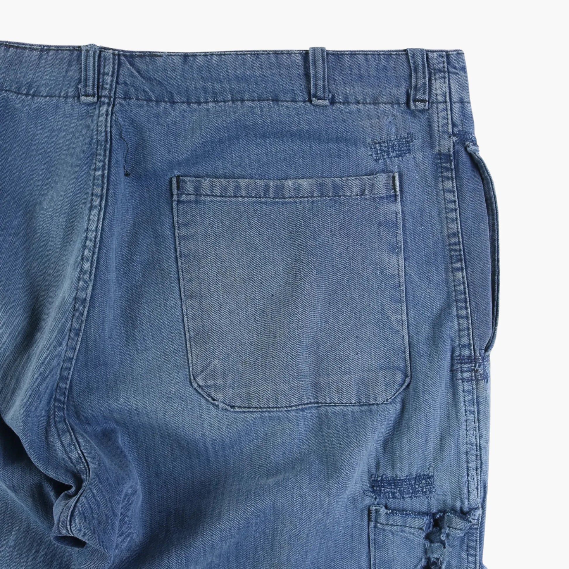 Vintage French Worker Trousers - 38" 34"