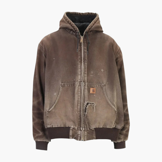 Active Hooded Jacket - Brown