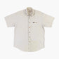 Short Sleeve Button-up Shirt - Beige