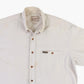 Short Sleeve Button-up Shirt - Beige