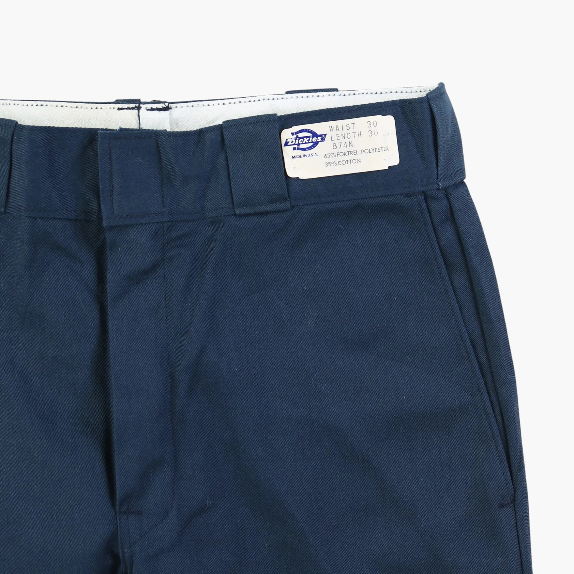 1970's 874 Work Trousers - Navy - 30" 30"