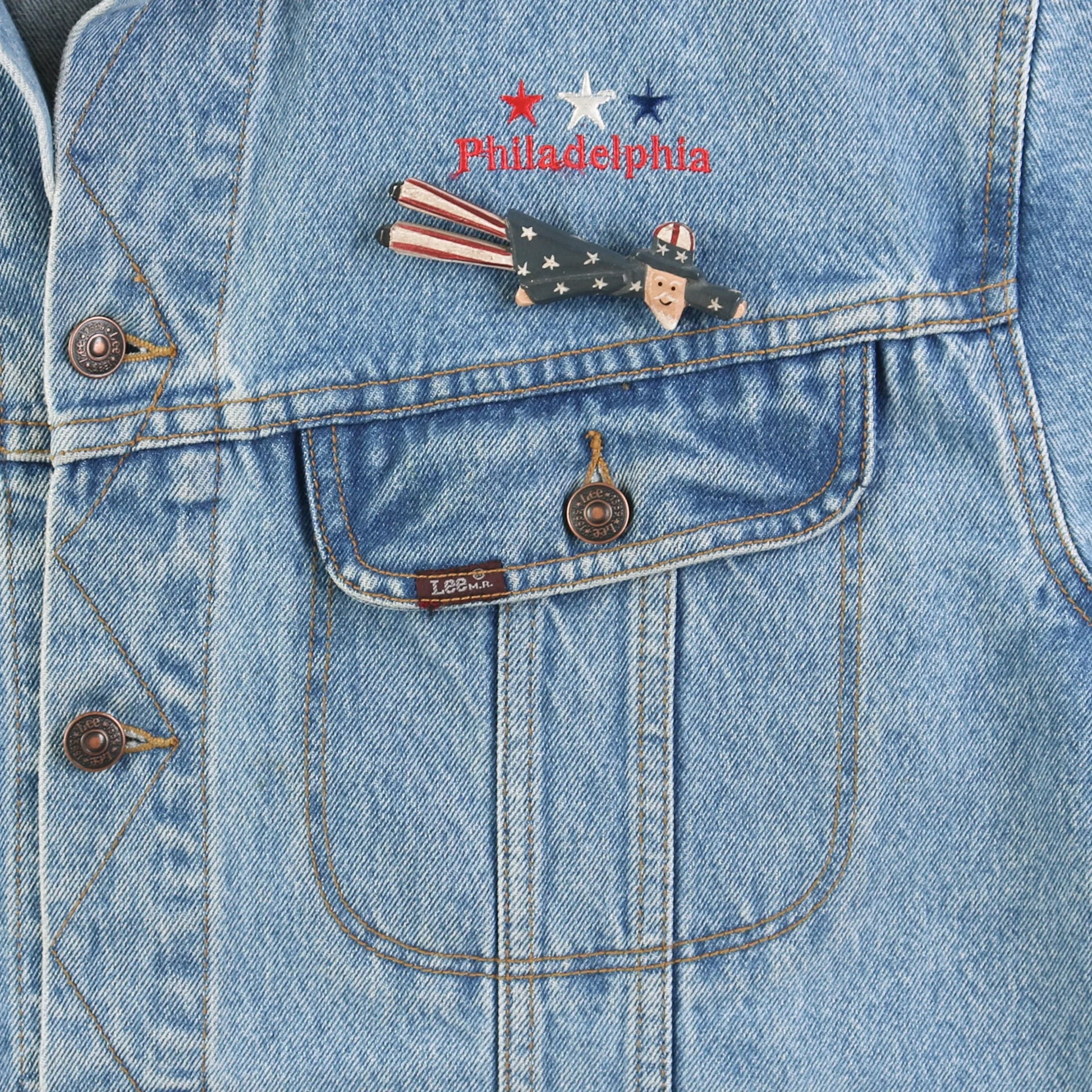 Vintage Denim Trucker Jacket