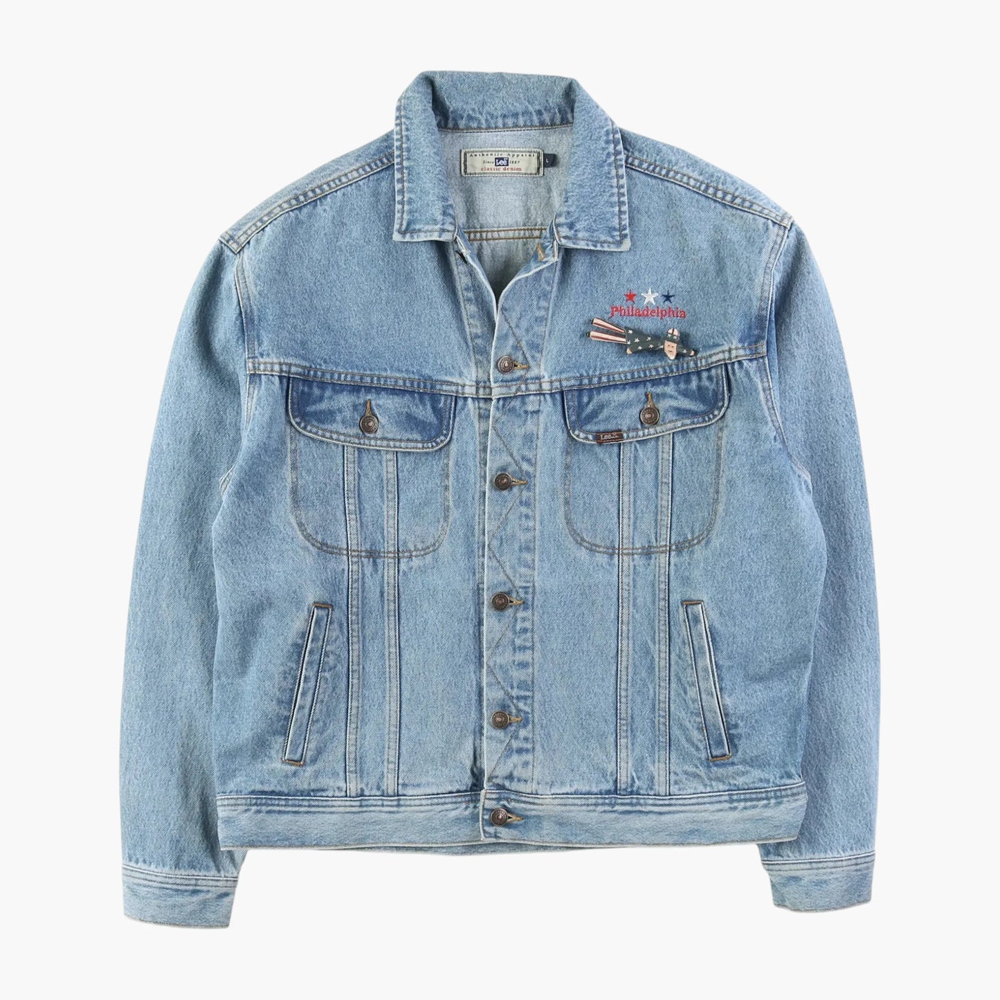 Vintage Denim Trucker Jacket