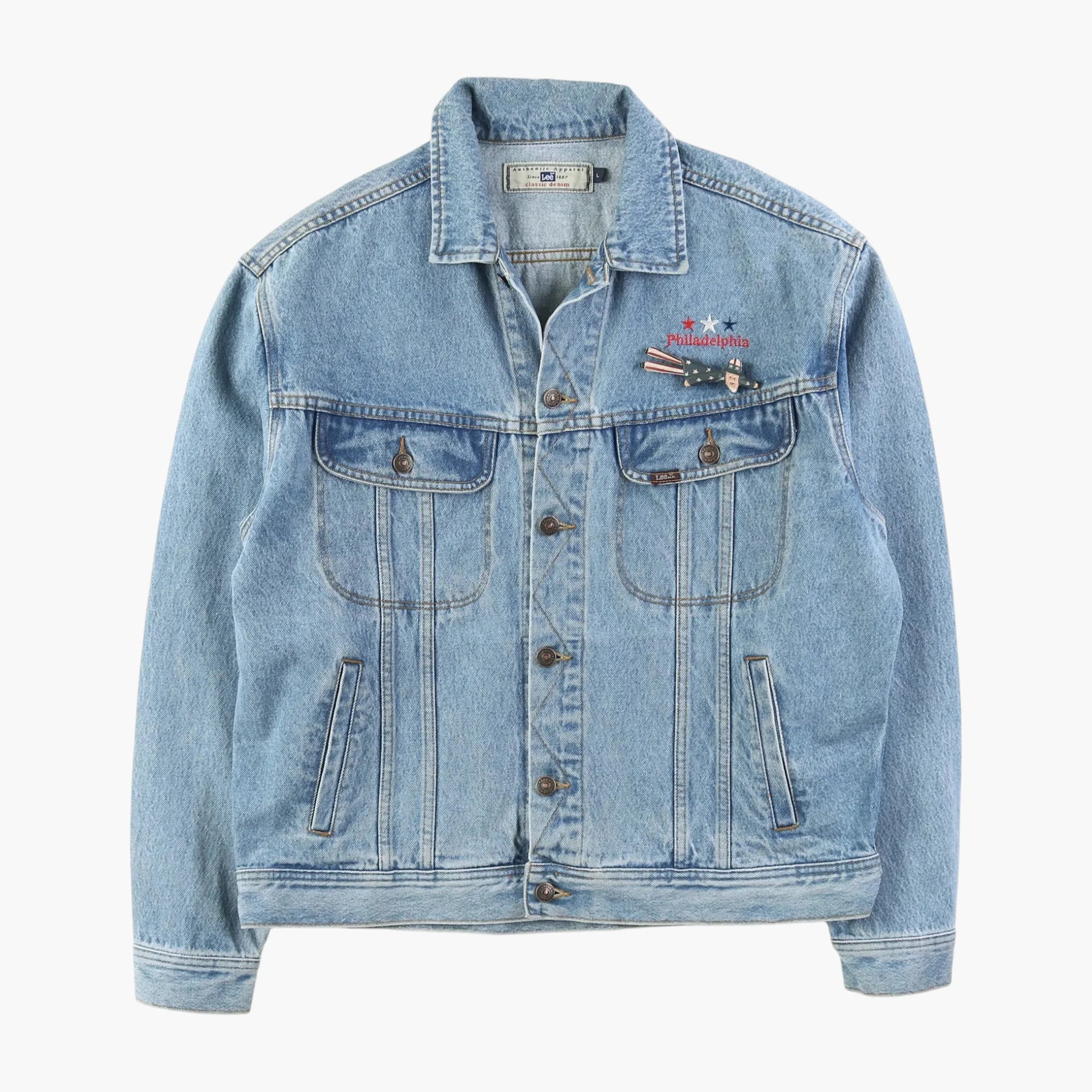 Vintage Denim Trucker Jacket
