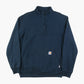 Vintage 1/4 Zip Sweatshirt - Navy