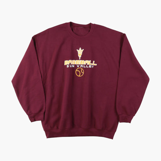 Vintage 'Sun Valley Baseball' Graphic Sweatshirt