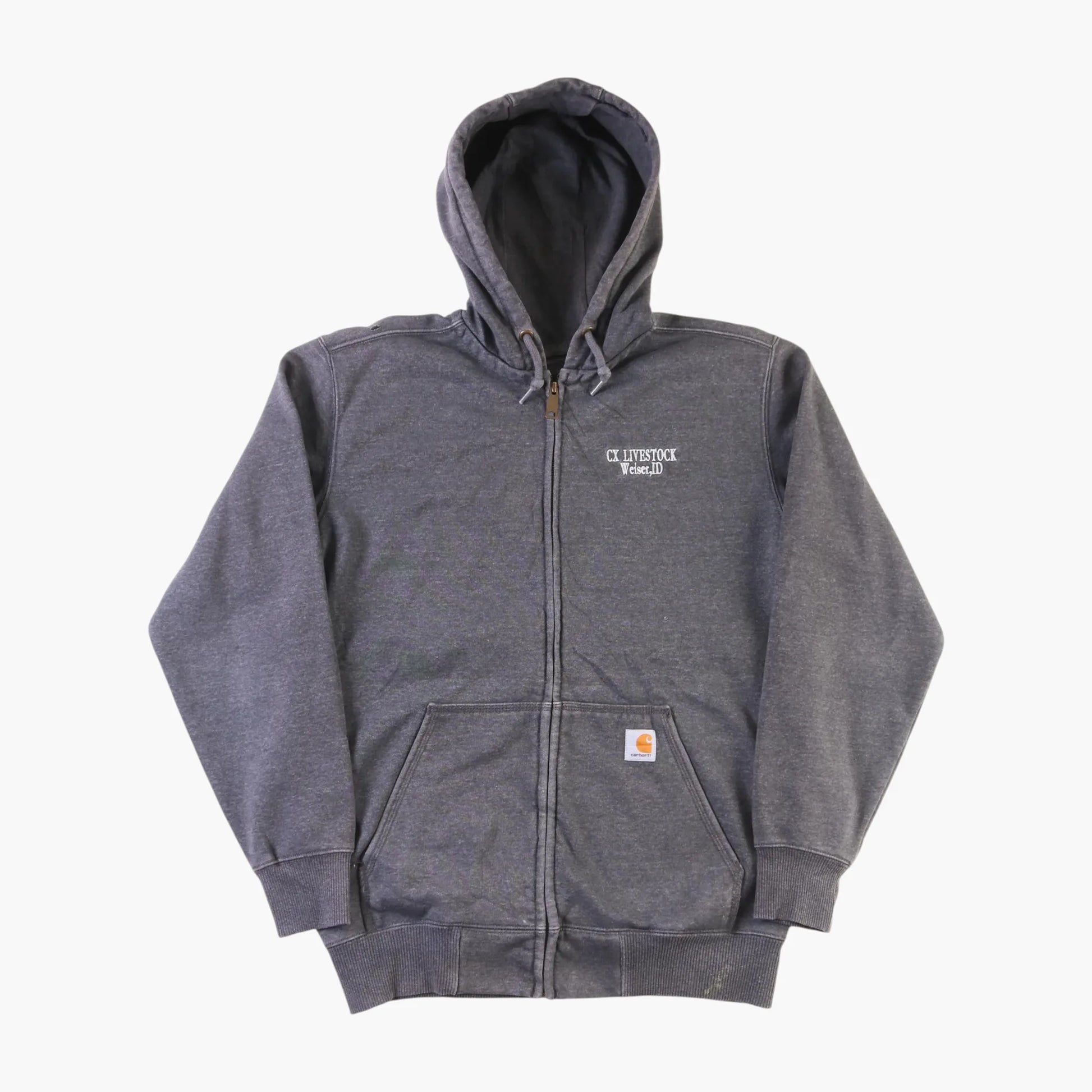 Vintage Zip Hooded Sweatshirt