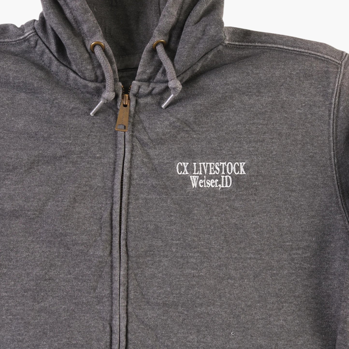 Vintage Zip Hooded Sweatshirt