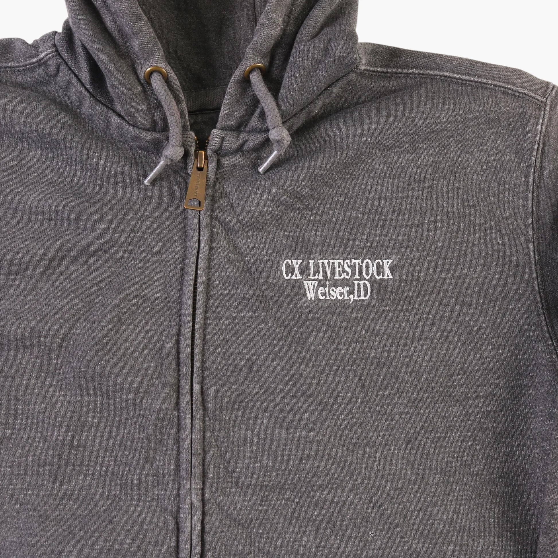 Vintage Zip Hooded Sweatshirt