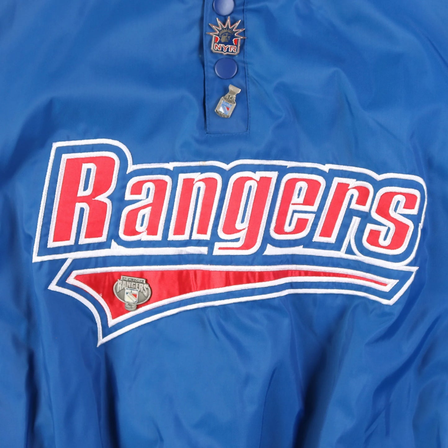 Vintage 'New York Rangers' Satin Bomber Jacket