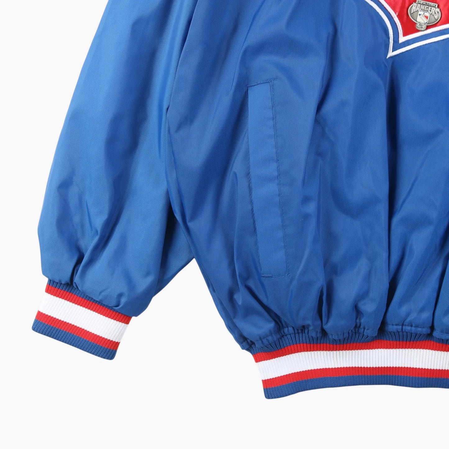Vintage 'New York Rangers' Satin Bomber Jacket