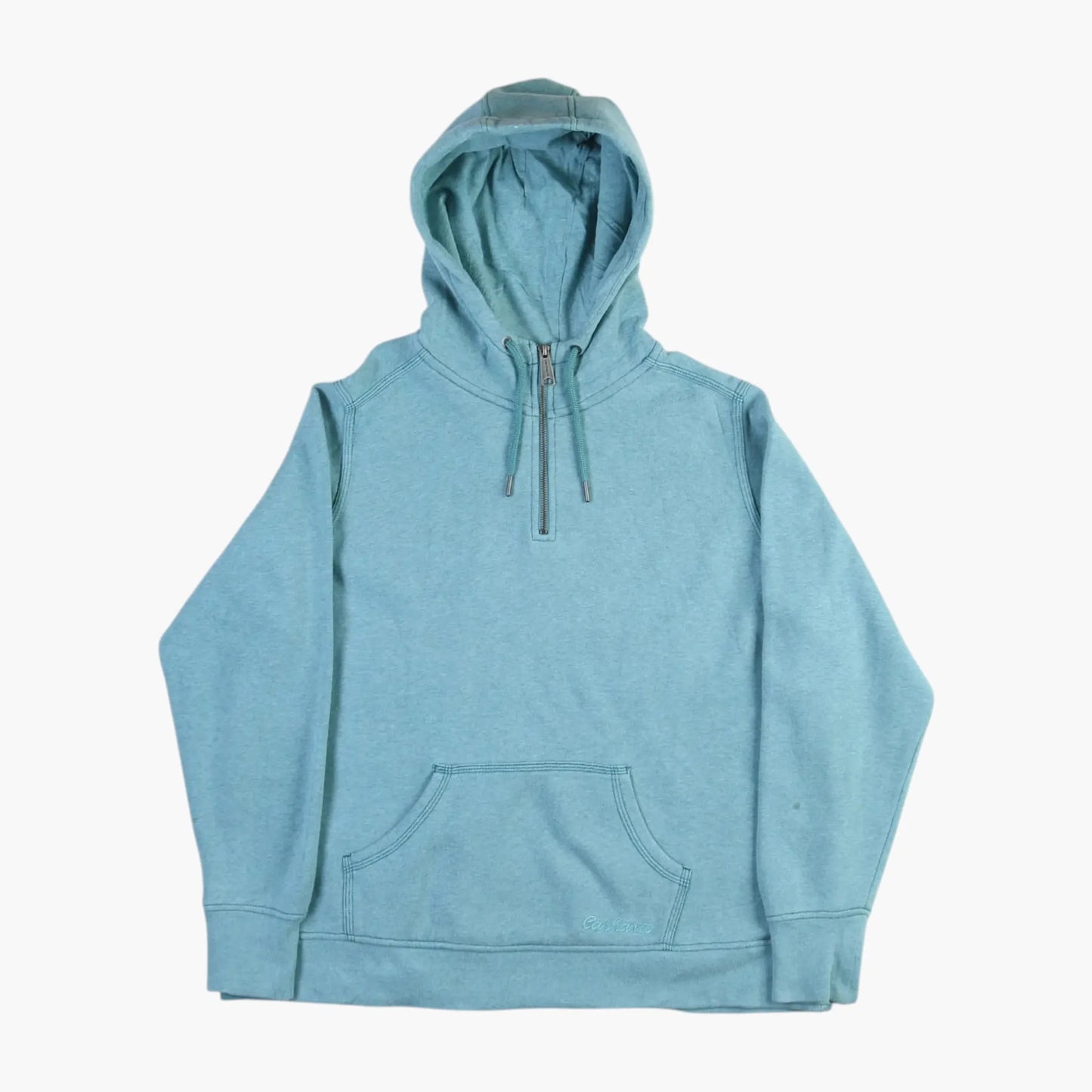Vintage Hooded Sweatshirt - Turquoise