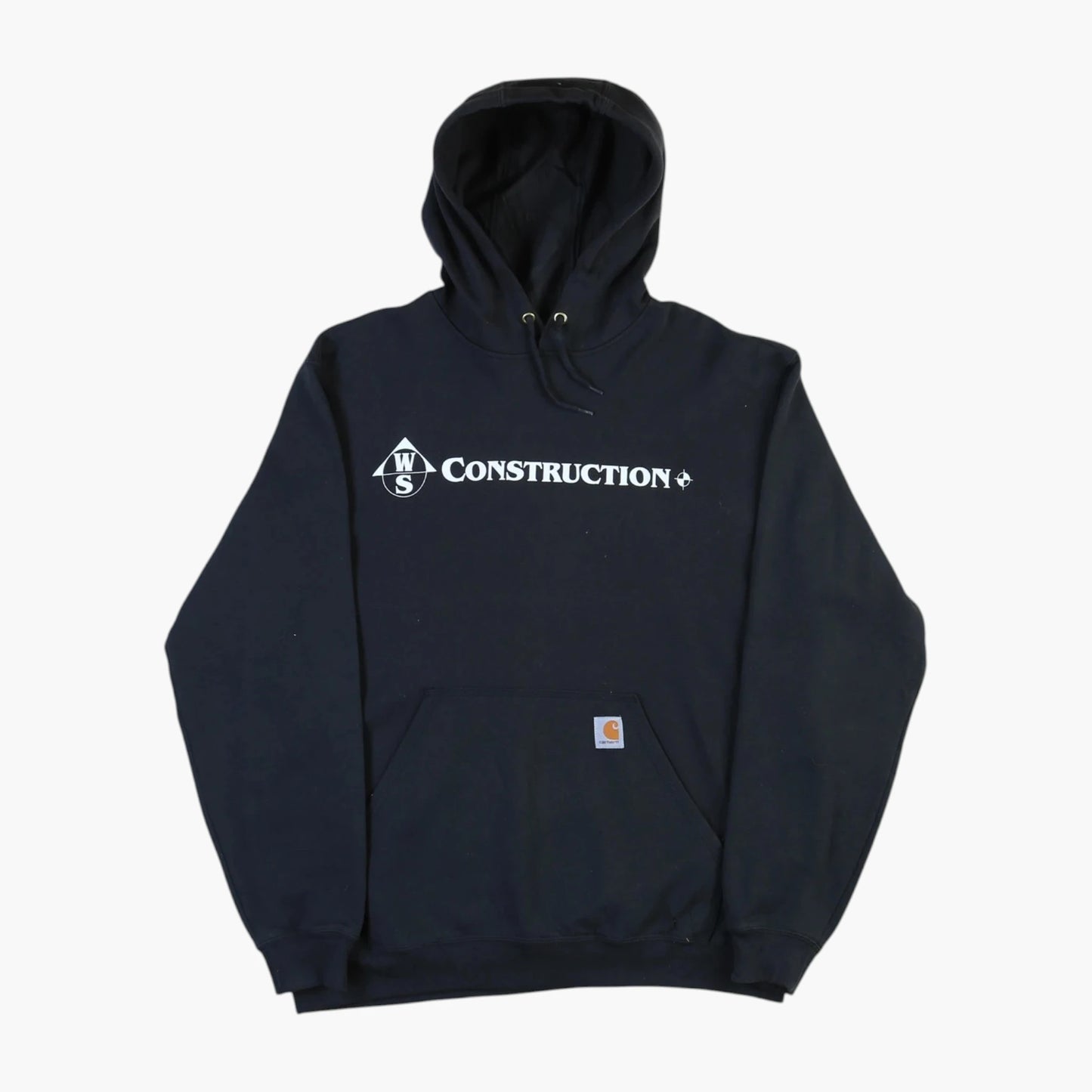 Vintage Hooded Sweatshirt - Black