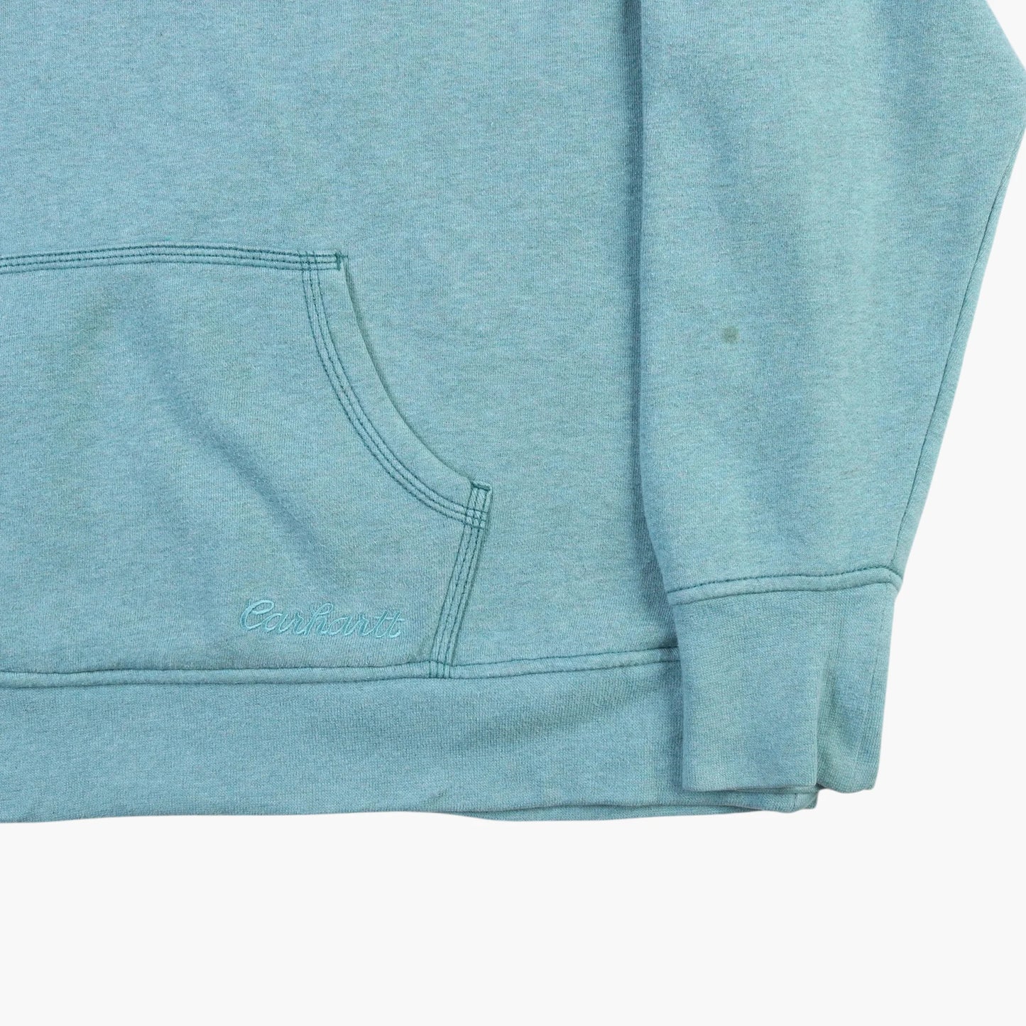 Vintage Hooded Sweatshirt - Turquoise