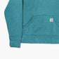 Vintage Hooded Sweatshirt - Turquoise