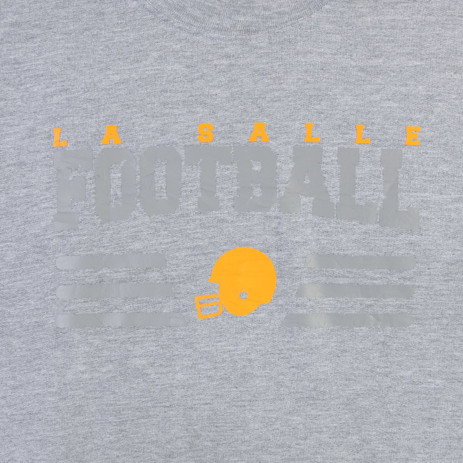 Vintage Lasalle Football Graphic Sweatshirt - Grey