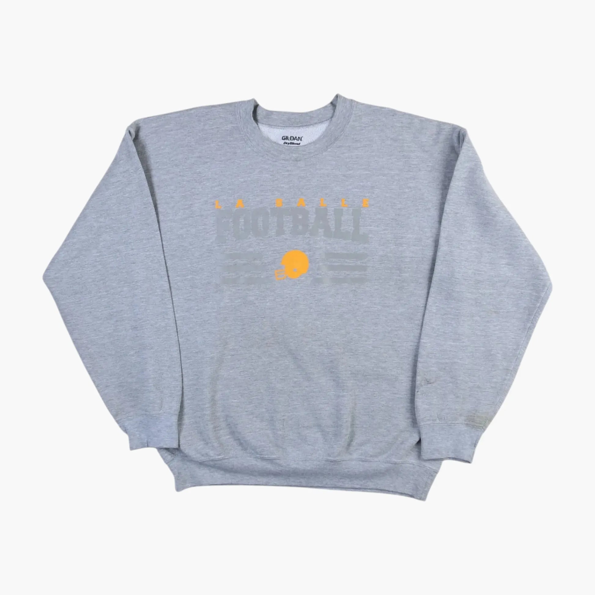 Vintage Lasalle Football Graphic Sweatshirt - Grey