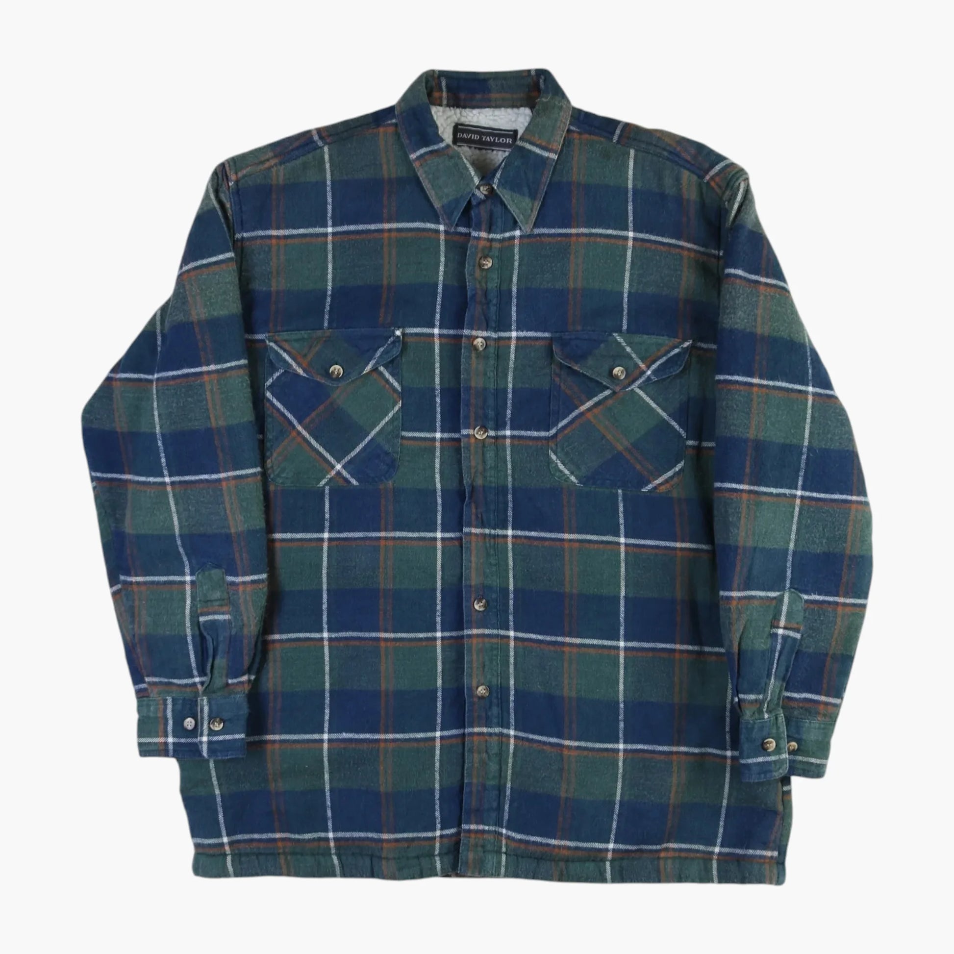 David Taylor Lined Flannel Shirt