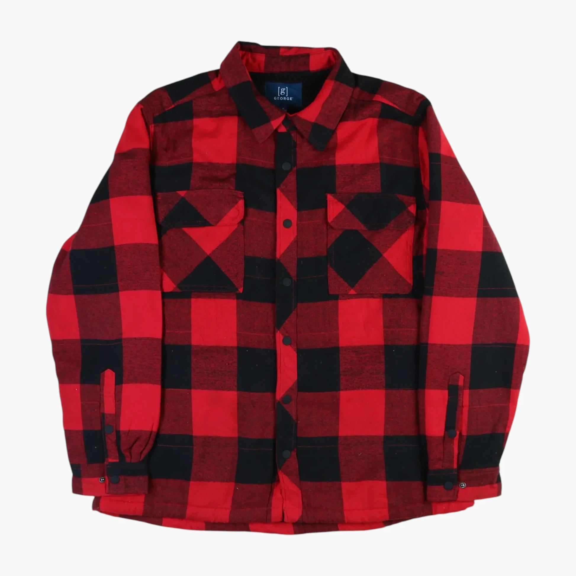 George Lined Flannel Shirt