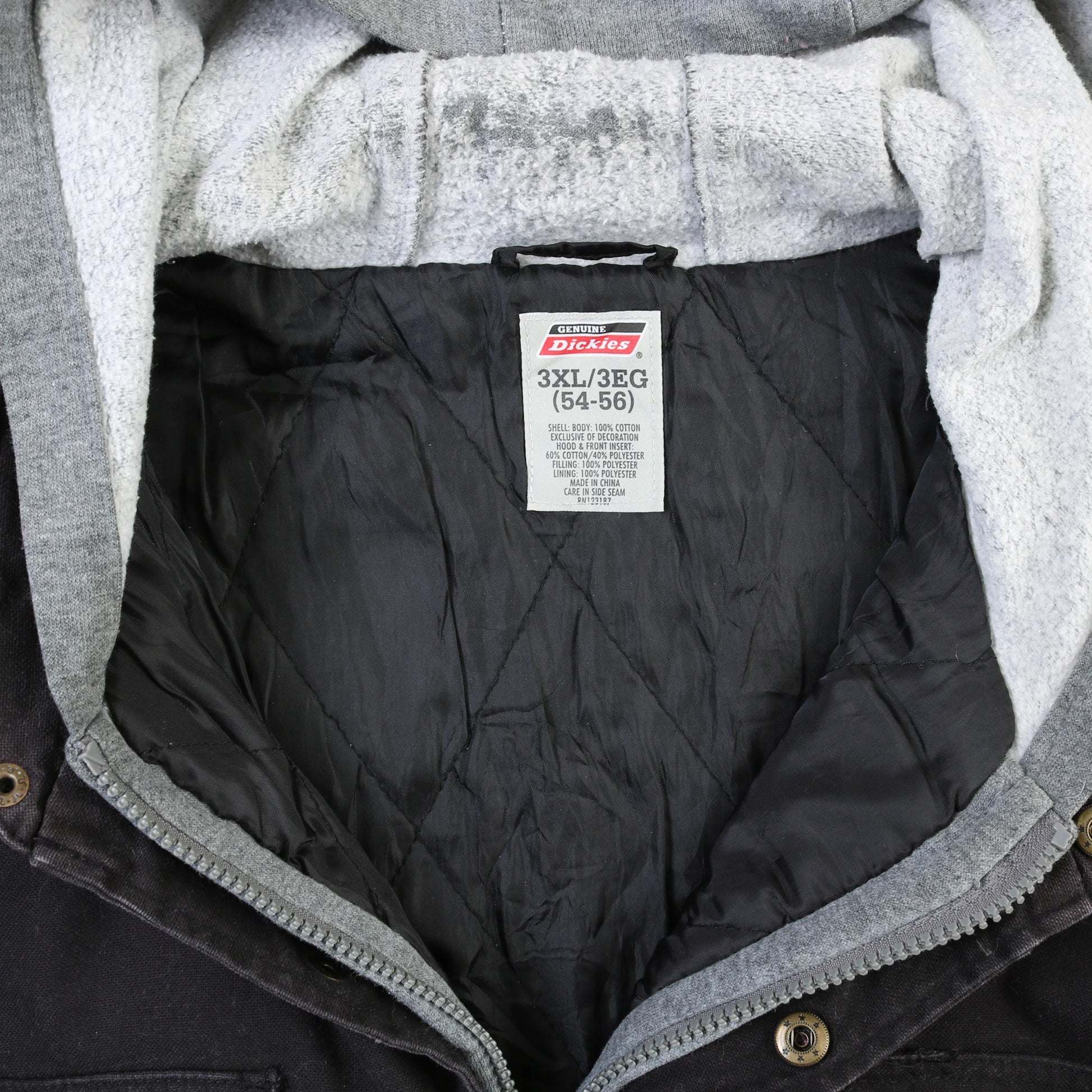 Hooded Work Jacket - Black