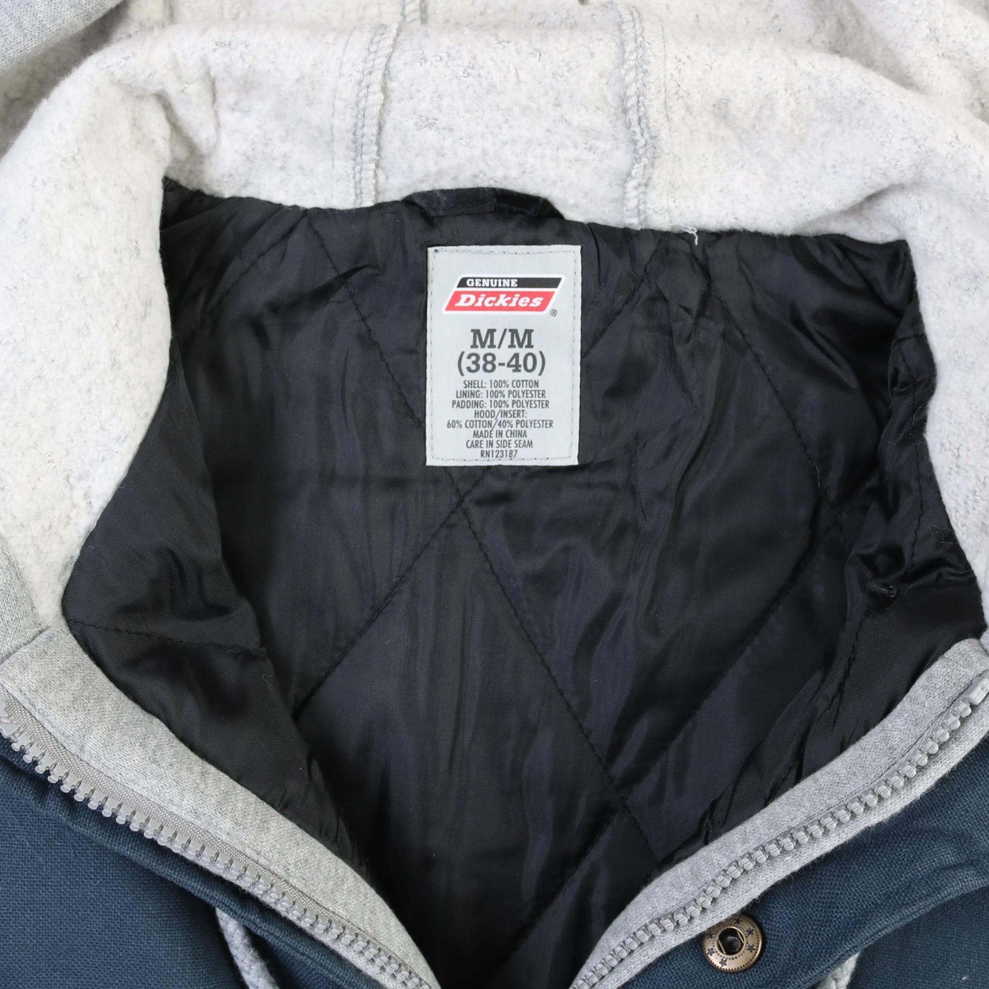 Hooded Work Jacket - Blue