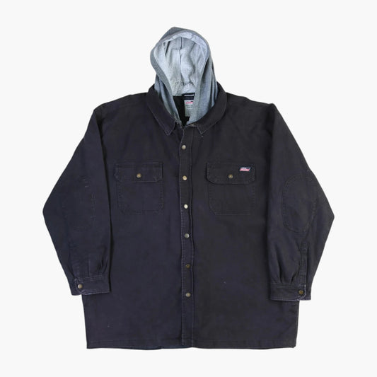 Hooded Work Jacket - Black