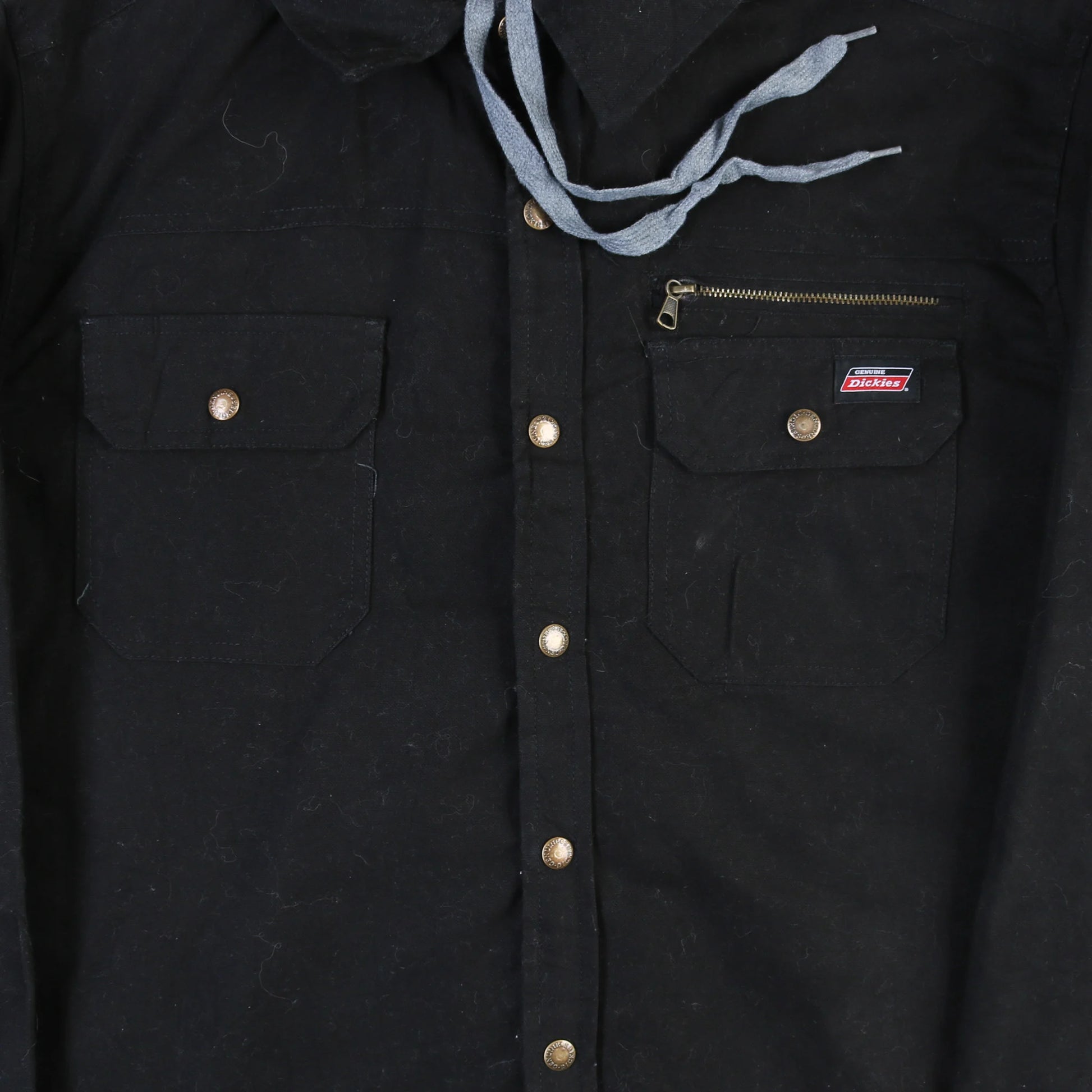 Hooded Work Jacket - Black