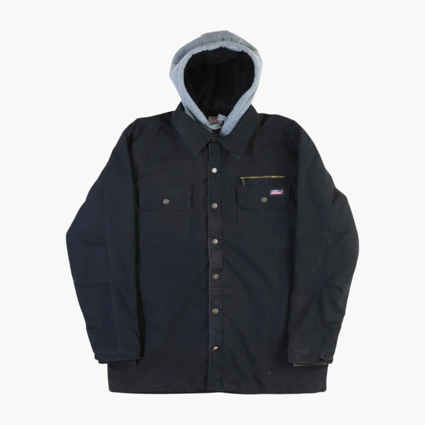 Hooded Work Jacket - Black