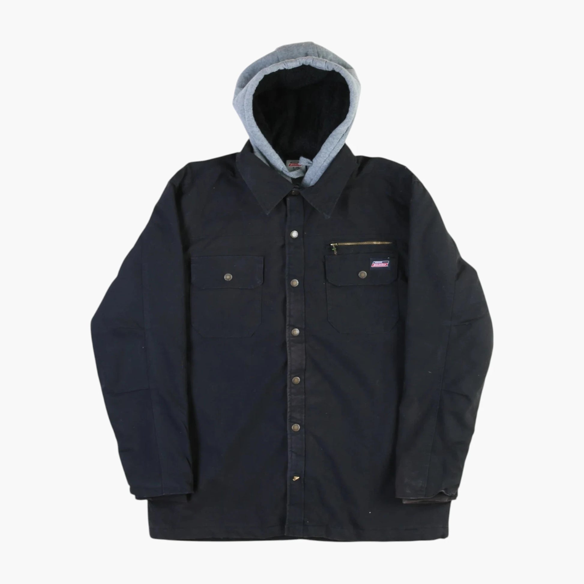 Hooded Work Jacket - Black