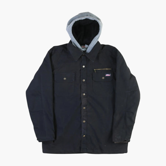 Hooded Work Jacket - Black