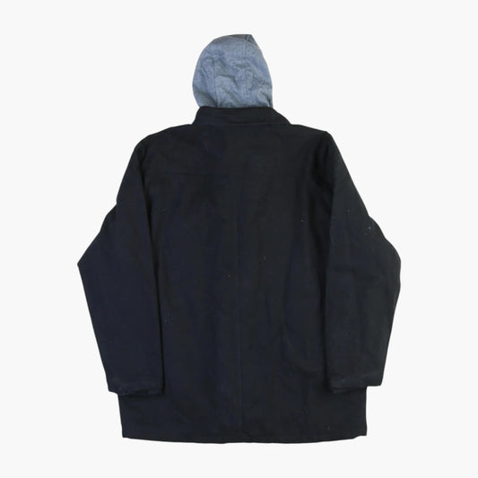 Hooded Work Jacket - Black