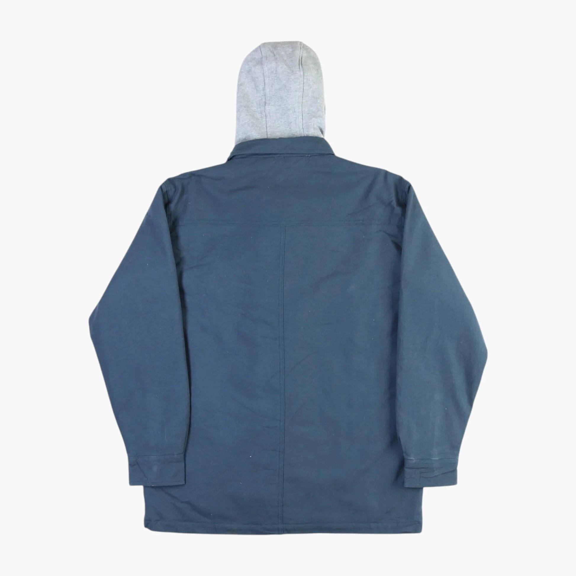 Hooded Work Jacket - Blue